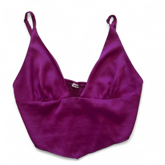 Purple Silk Top - Picture 1 of 3